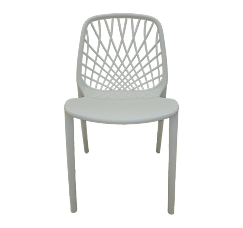 Maple Leaf Home Abel Polypropylene Chair White BW127B