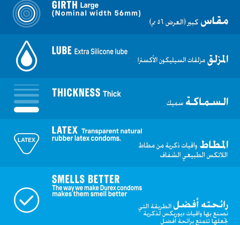 Durex Extra Safe Condoms 3 pcs
