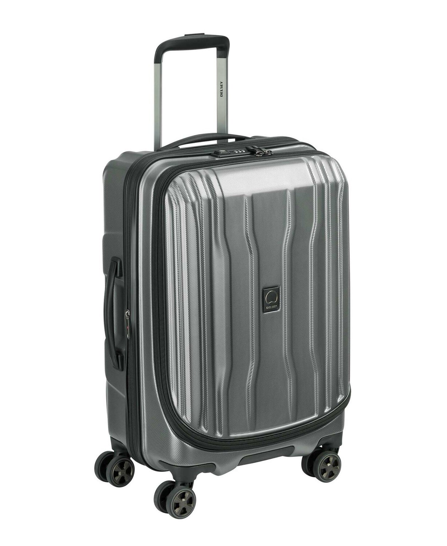 Delsey Cruise 4 Wheels Hard Trolley, 58 cm, Platinum