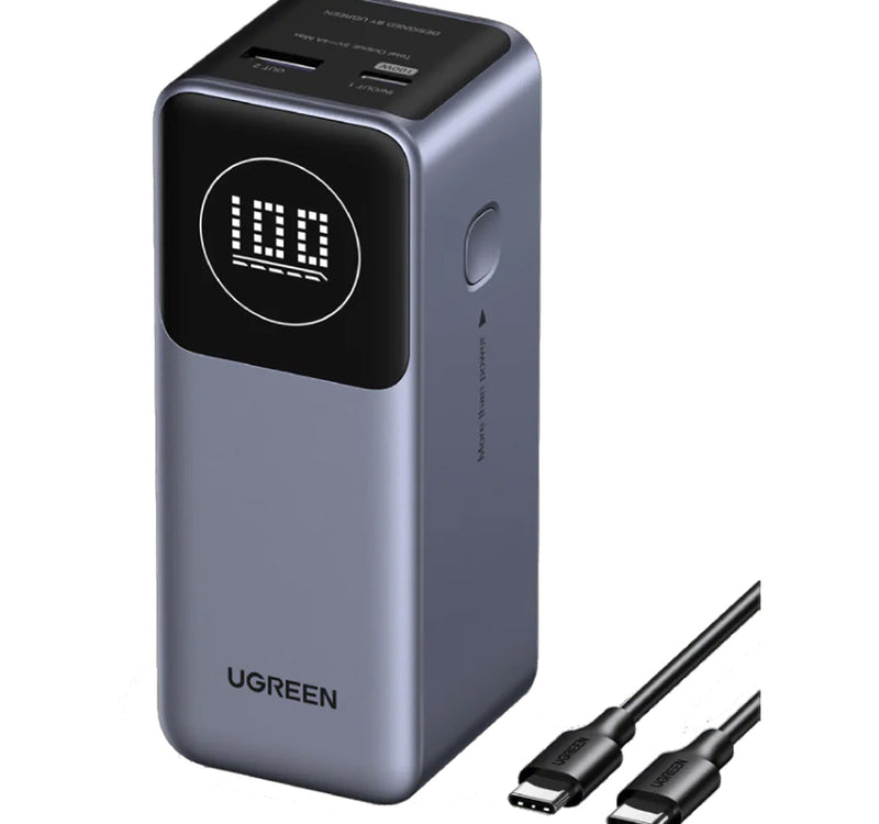 Ugreen Nexode 12000mAh Power Bank, Gray, 100W, PB724-35526B Lulu Hypermarket