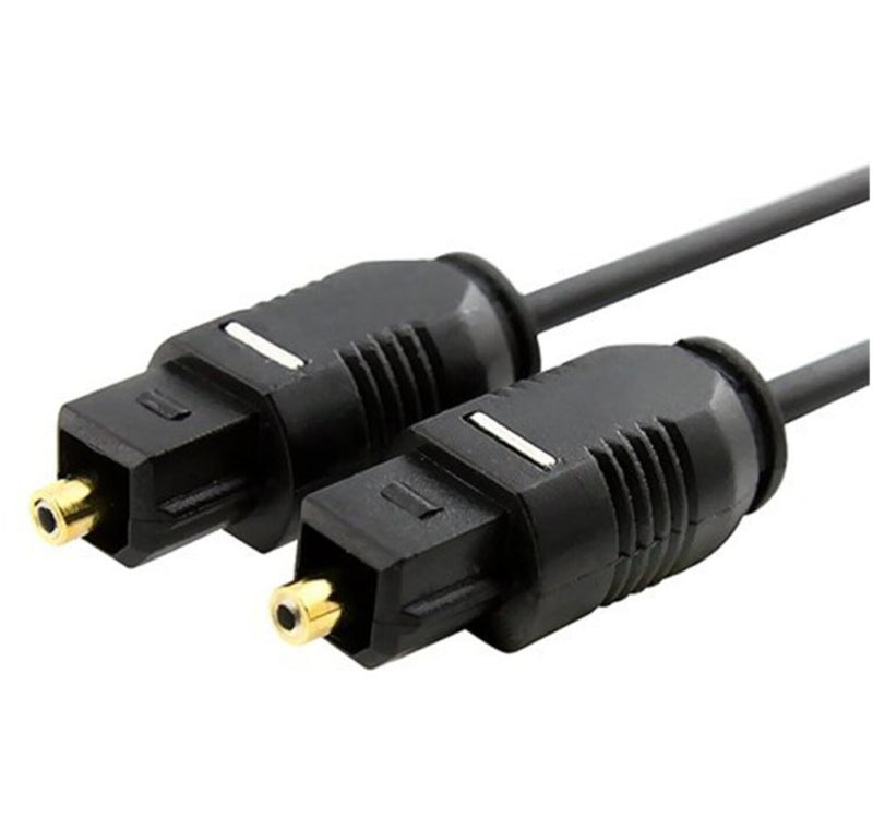 Trands Fiber Optic Digital Audio Cable for Sound Bar Speakers Television Gaming, 2 Meter CA8185