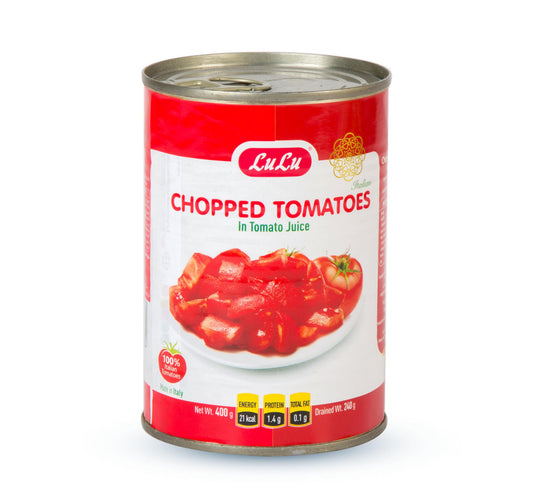 LuLu Chopped Tomatoes in Tomato Juice 400 g Lulu Hypermarket