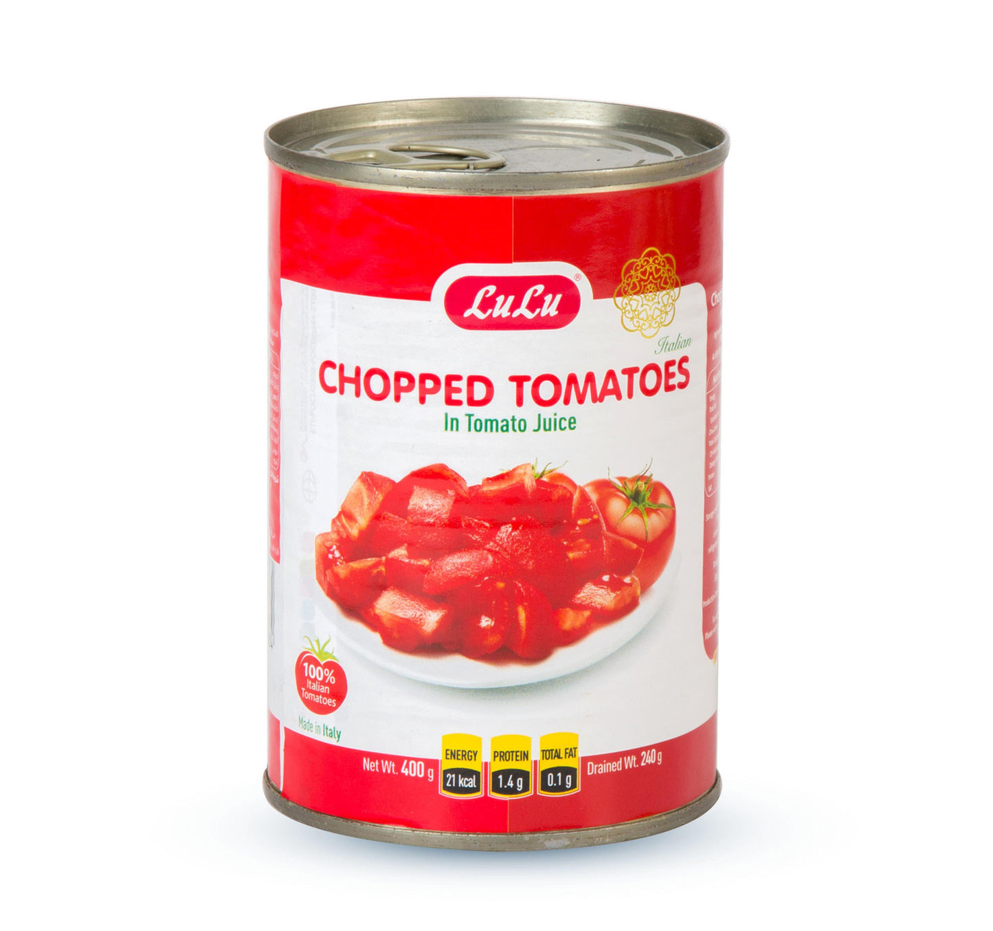 LuLu Chopped Tomatoes in Tomato Juice 400 g Lulu Hypermarket