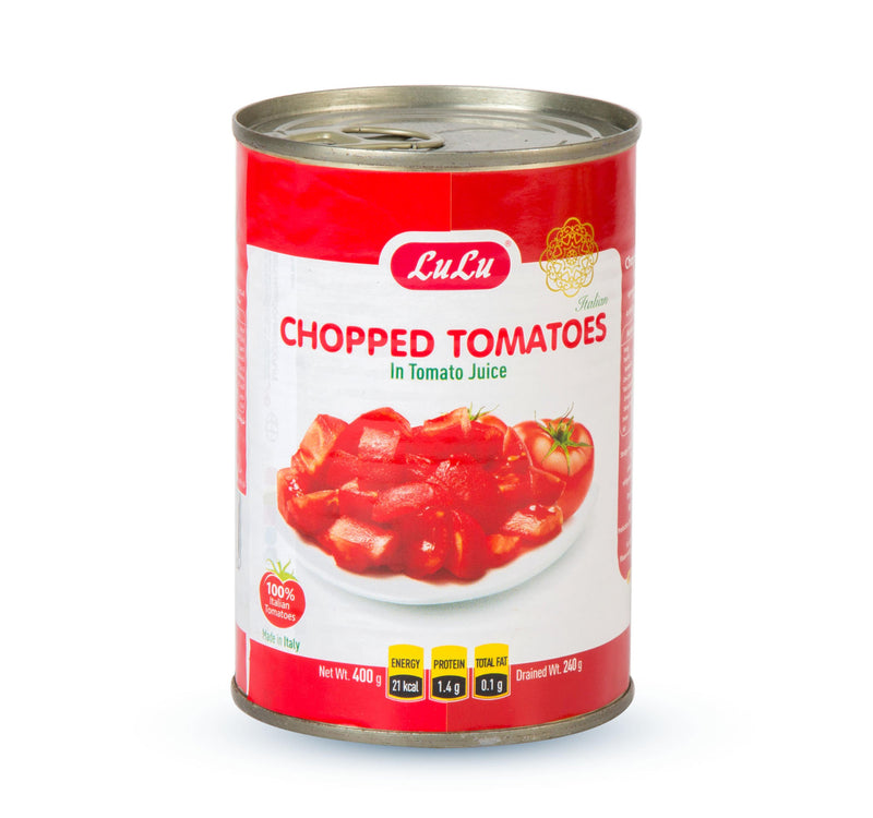 LuLu Chopped Tomatoes in Tomato Juice 400 g Lulu Hypermarket