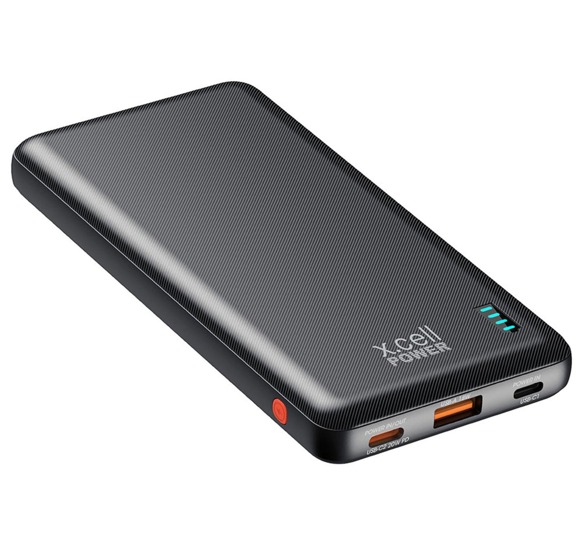 Xcell Power Bank 10200mAh Black PC-10200PD Lulu Hypermarket
