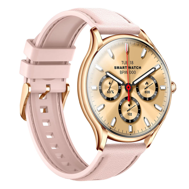 Havit Smartwatch, 1.43 inches AMOLED Display, Pink, M9048 Lulu Hypermarket