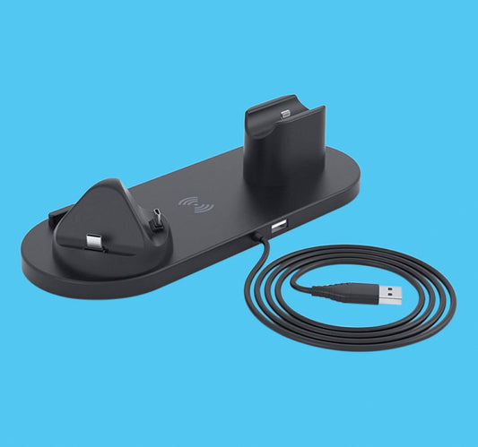 Ikon IK-CS01 Wireless Charging Station with Stand Charging Dock