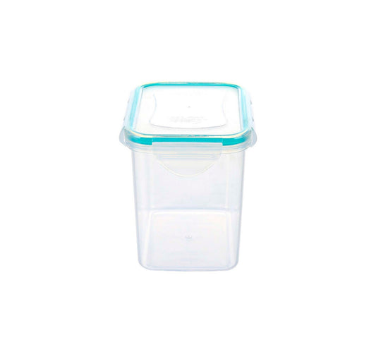 4 Side Locked Plastic Container, Transparent, CP023