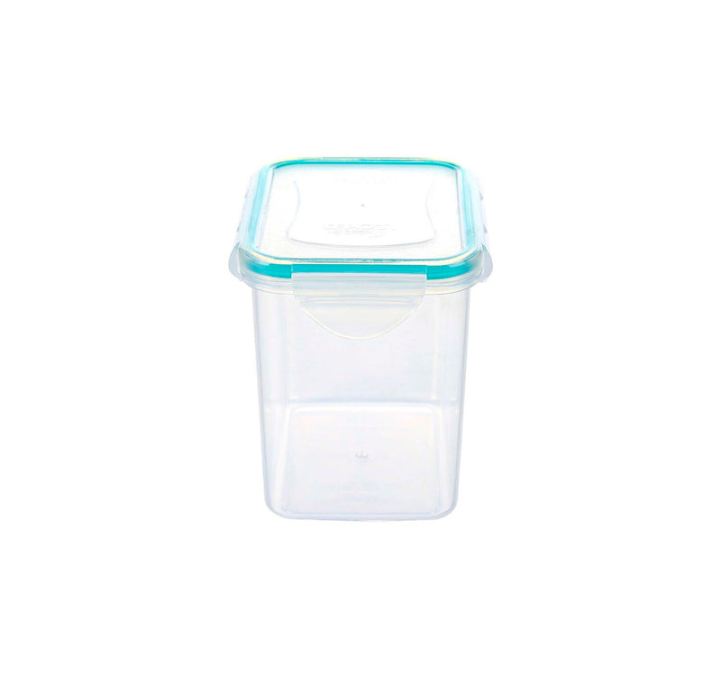 4 Side Locked Plastic Container, Transparent, CP023