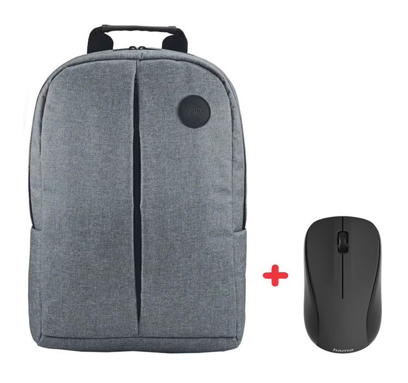 Hama 217273MWV2 Laptop Backpack 15.6" + Wireless Mouse V2