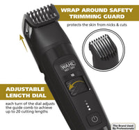 Wahl Manscaper Lithium-Ion Wet & Dry Cordless Rechargeable Trimmer, 1065-0411