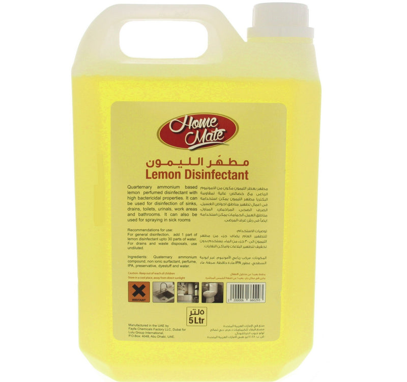 Home Mate Disinfectant Lemon 5 Litres