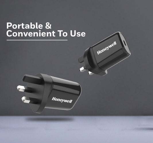 Honeywell ZEST Type C Wall Charger, 20 W, Black, HC000024