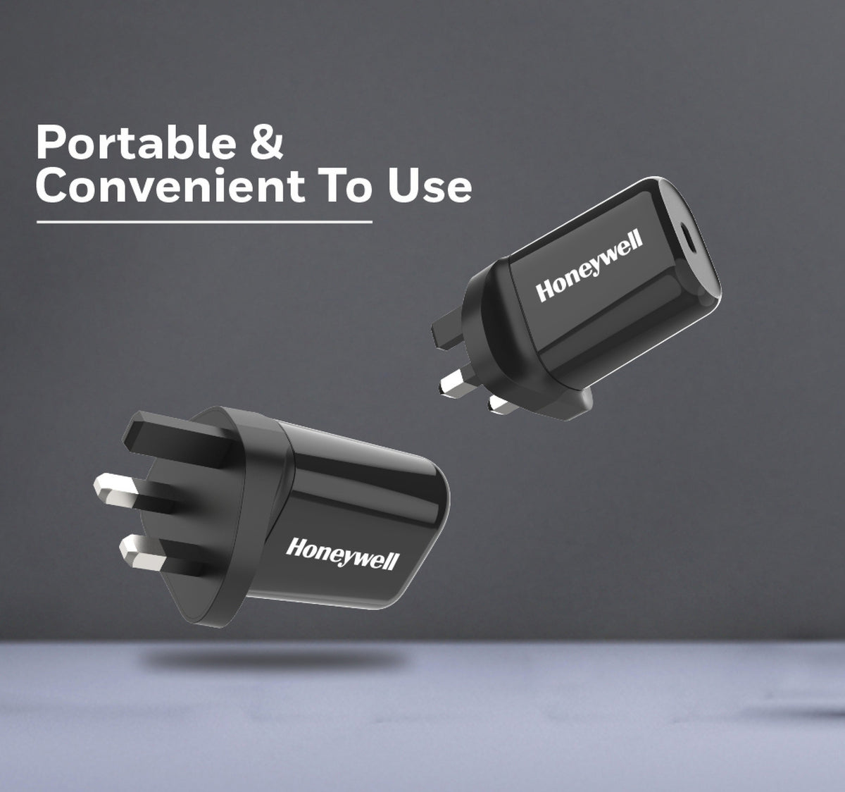 Honeywell ZEST Type C Wall Charger, 20 W, Black, HC000024