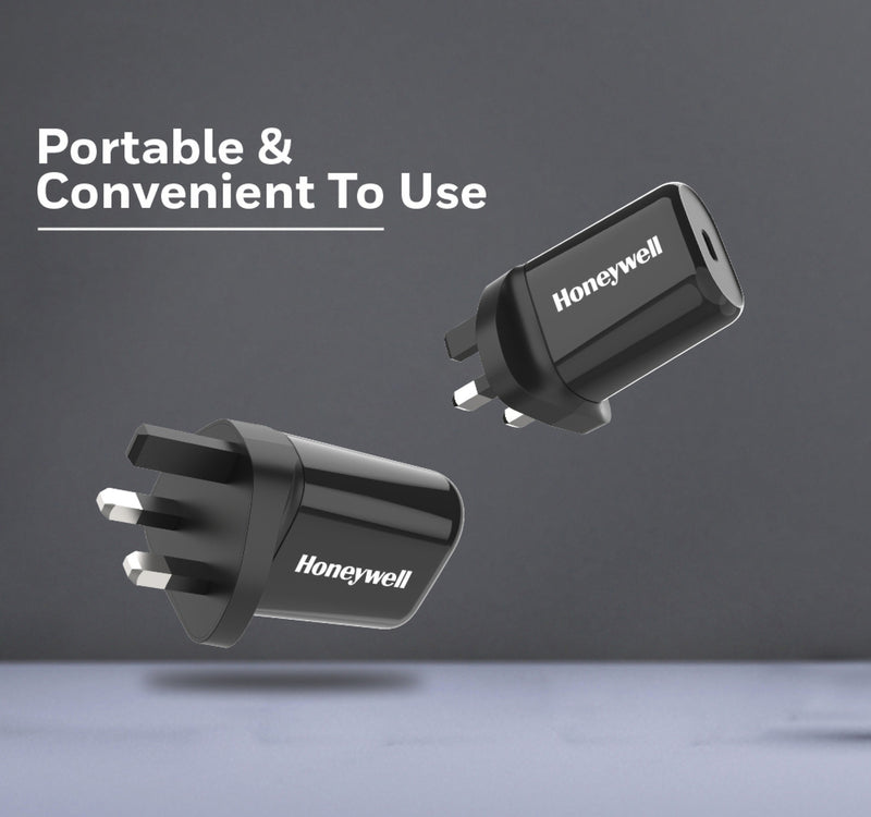 Honeywell ZEST Type C Wall Charger, 20 W, Black, HC000024