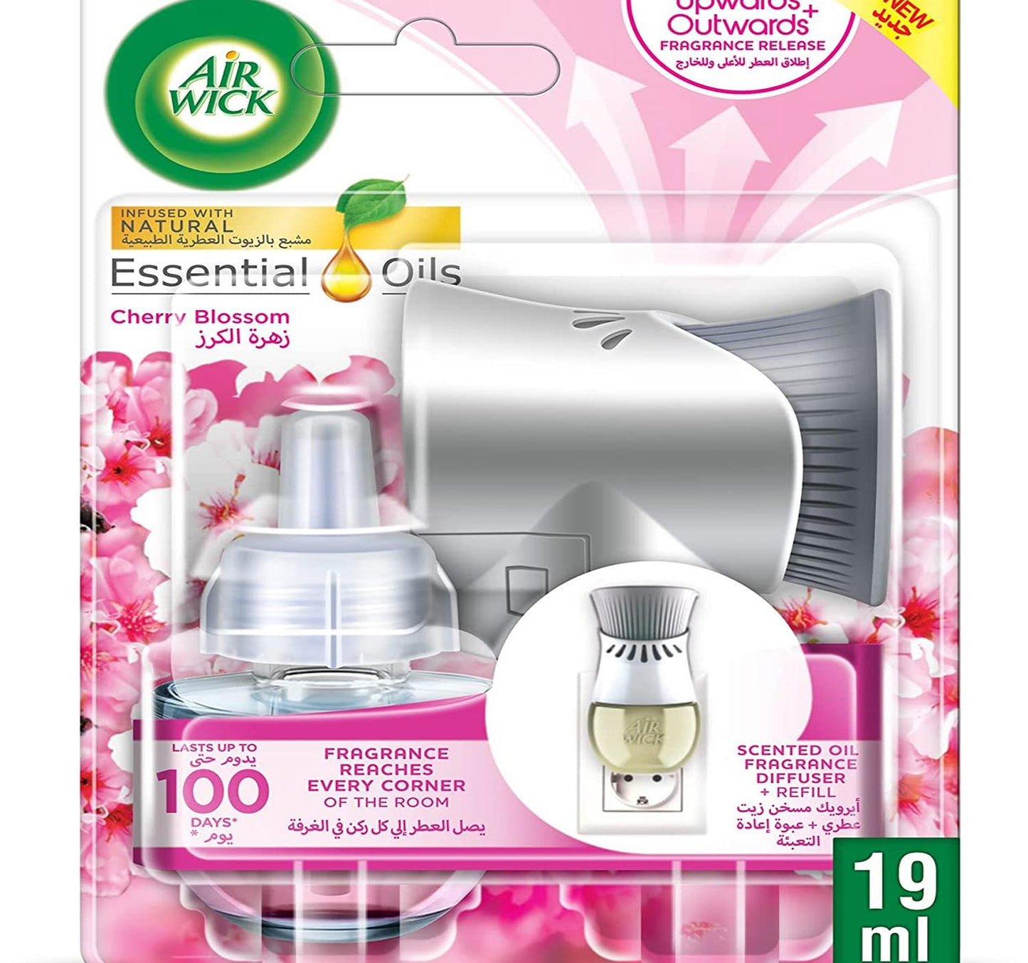 Air Wick Plug-in Scented Oil Fragrance Diffuser with Refill Cherry Blossom 19 ml