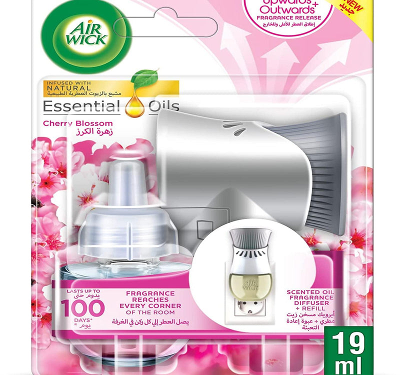 Air Wick Plug-in Scented Oil Fragrance Diffuser with Refill Cherry Blossom 19 ml
