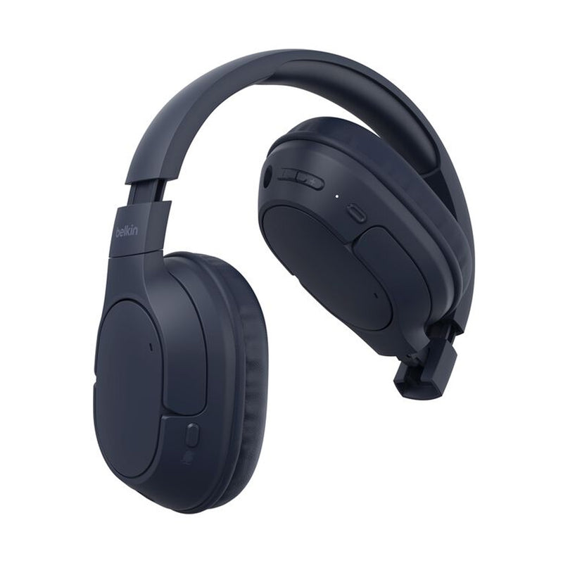 Belkin SoundForm Surround Wireless Over-Ear Headphone, Blue, AUD009
