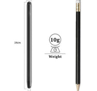 Iends 2 in 1 Rubber Tip Stylus Pen, Black, IE-PN846