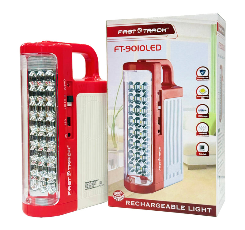 مصباح طوارئ LED قابل لإعادة الشحن من فاست تراك، FT-9010LED