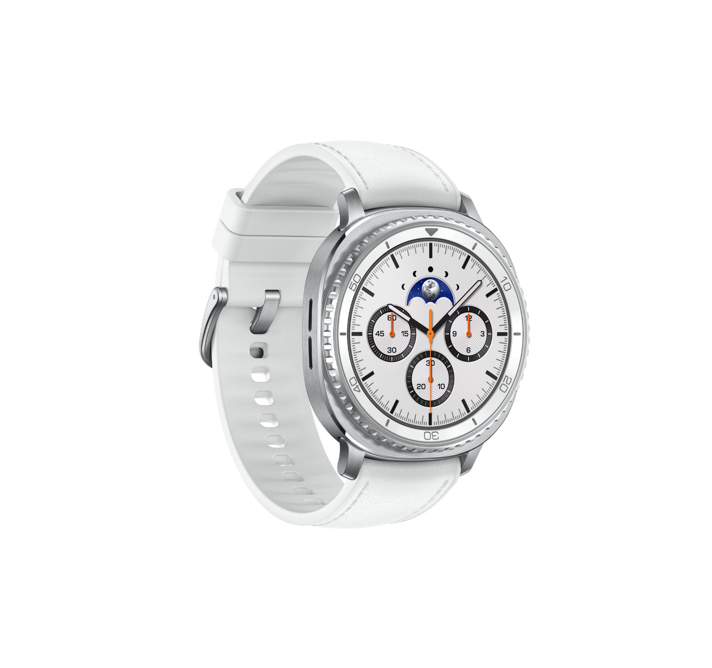 Samsung Galaxy Watch8 Classic Smartwatch, 46mm, White, SM-L500NZWAMEA