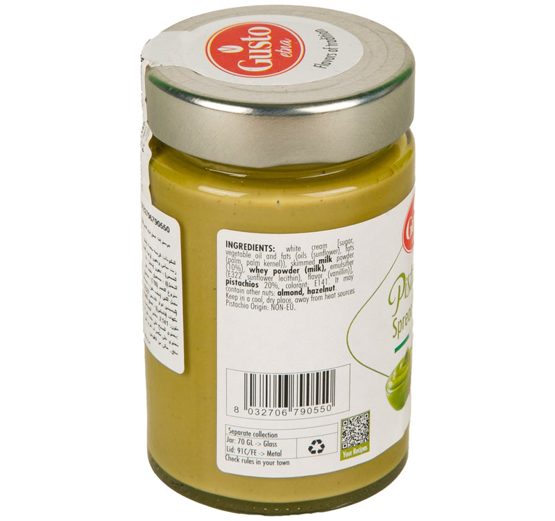 Gusto Etna Pistachio Spread Cream 190 g