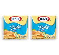 Kraft Cheese Slices Light 2 x 200 g Lulu Hypermarket