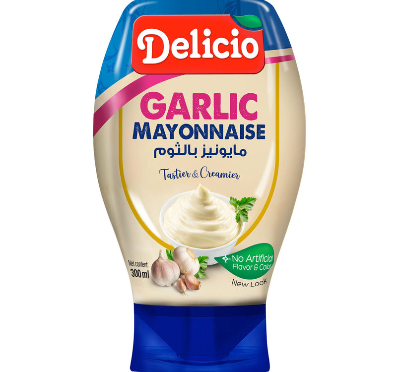 Delicio Garlic Mayonnaise 300 ml Lulu Hypermarket