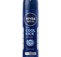 Nivea Men Cool Kick Deodorant for Men Fresh Scent Spray 150 ml