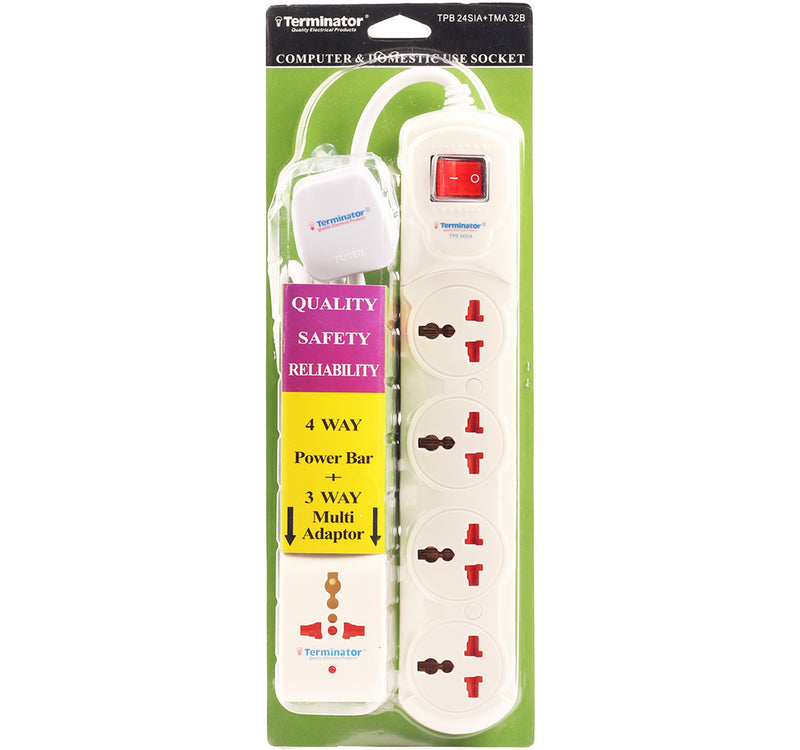 Terminator 4 Way Extension TPB24 2 Meter + Adaptor MA32