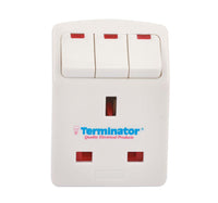 Terminator Multi Adaptor 3 Way + Switch TMA 343