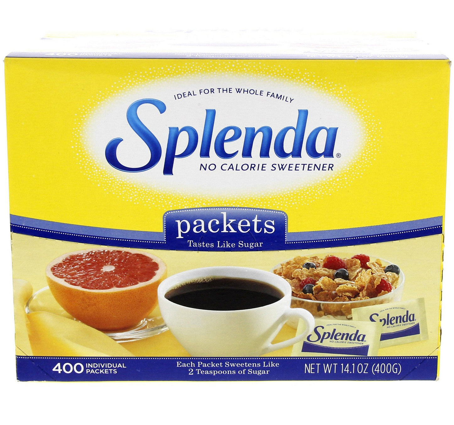 Splenda No Calorie Sweetener 400 Packets 400 g Lulu Hypermarket