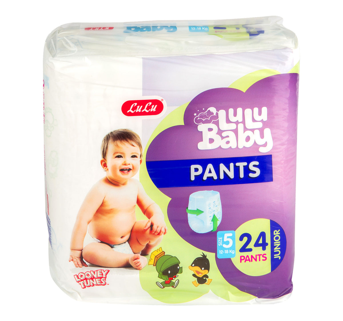 LuLu Baby Diaper Pants Size 5 Junior 12-18 kg 24 pcs