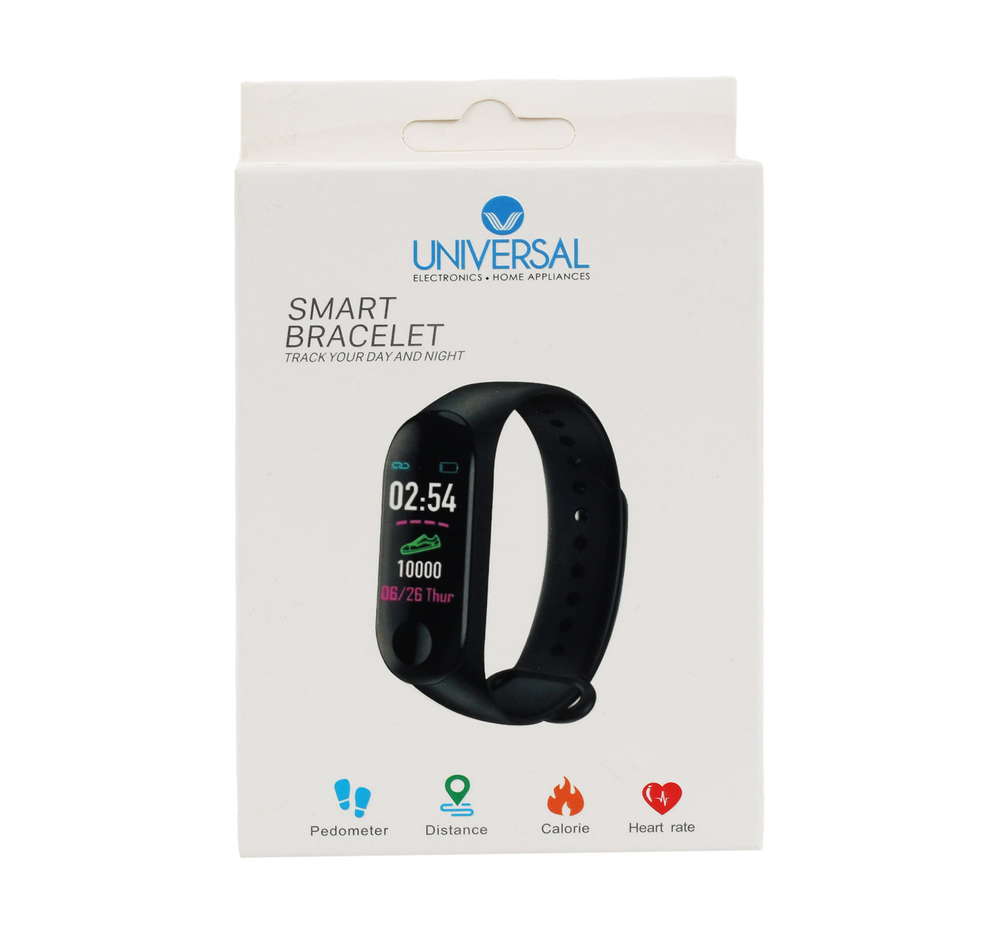 Universal Smart Band, LED Display, UN-EA52 Lulu Hypermarket
