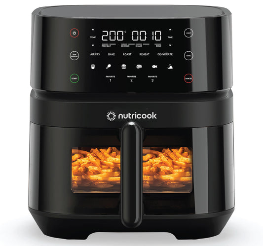 Nutricook Air Fryer 3 with Digital Control Panel Display, 5.7 L, 1700 W, Black, NC-AF357V