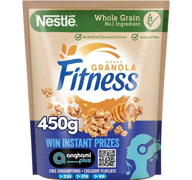 Nestle Fitness Granola With Honey Breakfast Cereal 450 g Lulu Hypermarket