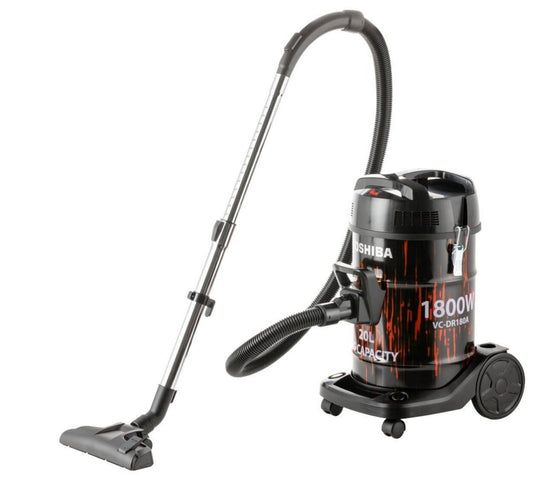 Toshiba 20L Drum Vacuum Cleaner, 1800W, Red, VC-DR180A
