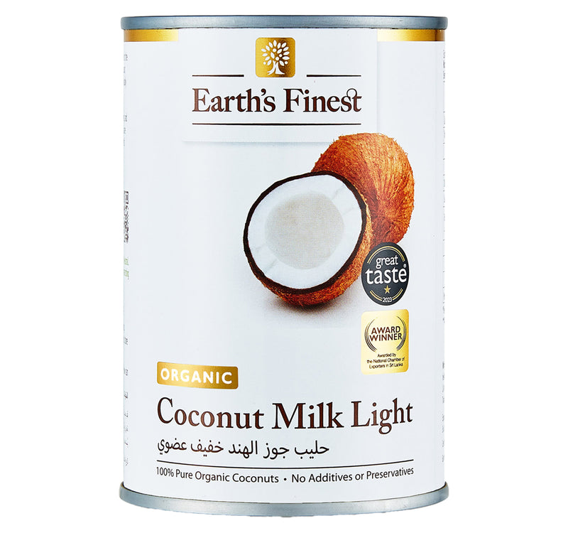 Earth's Finest Organic Coconut Milk Light 400 ml