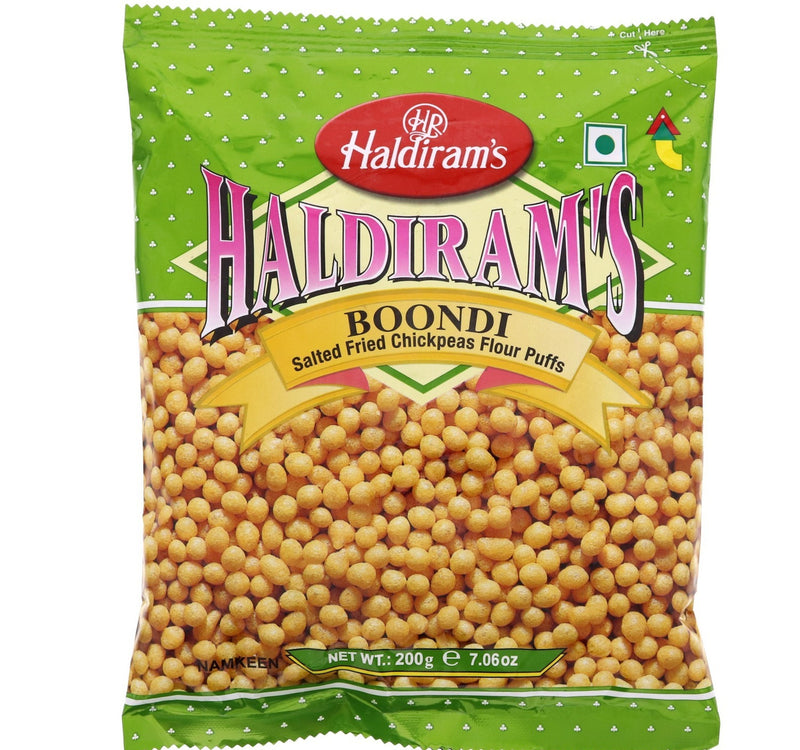 Haldiram's Boondi Salted Fried Chickpeas Flour Puffs 200 g Lulu Hypermarket