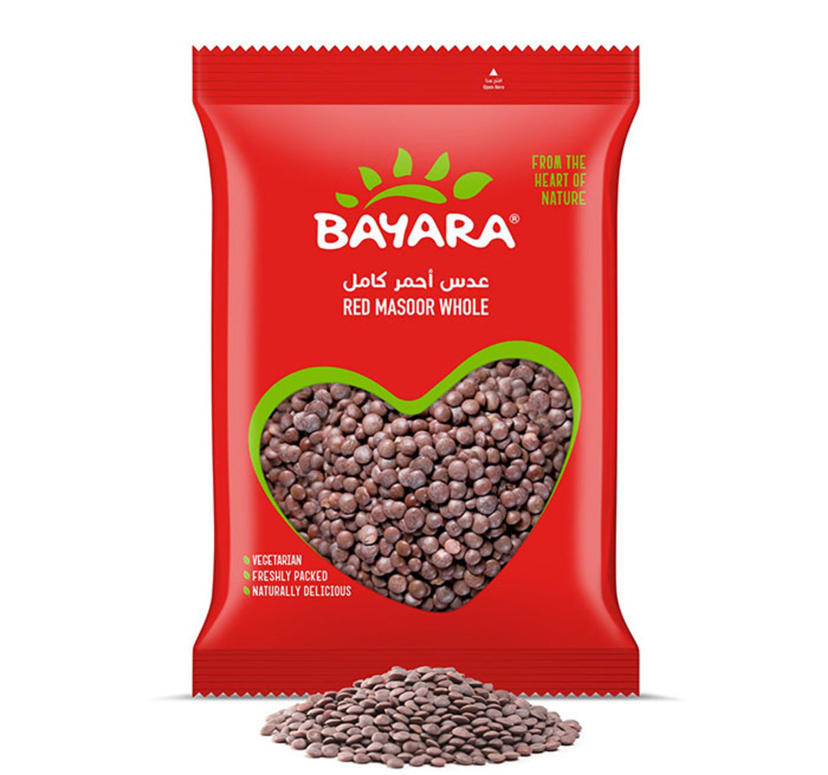 Bayara Red Masoor Whole 400 g