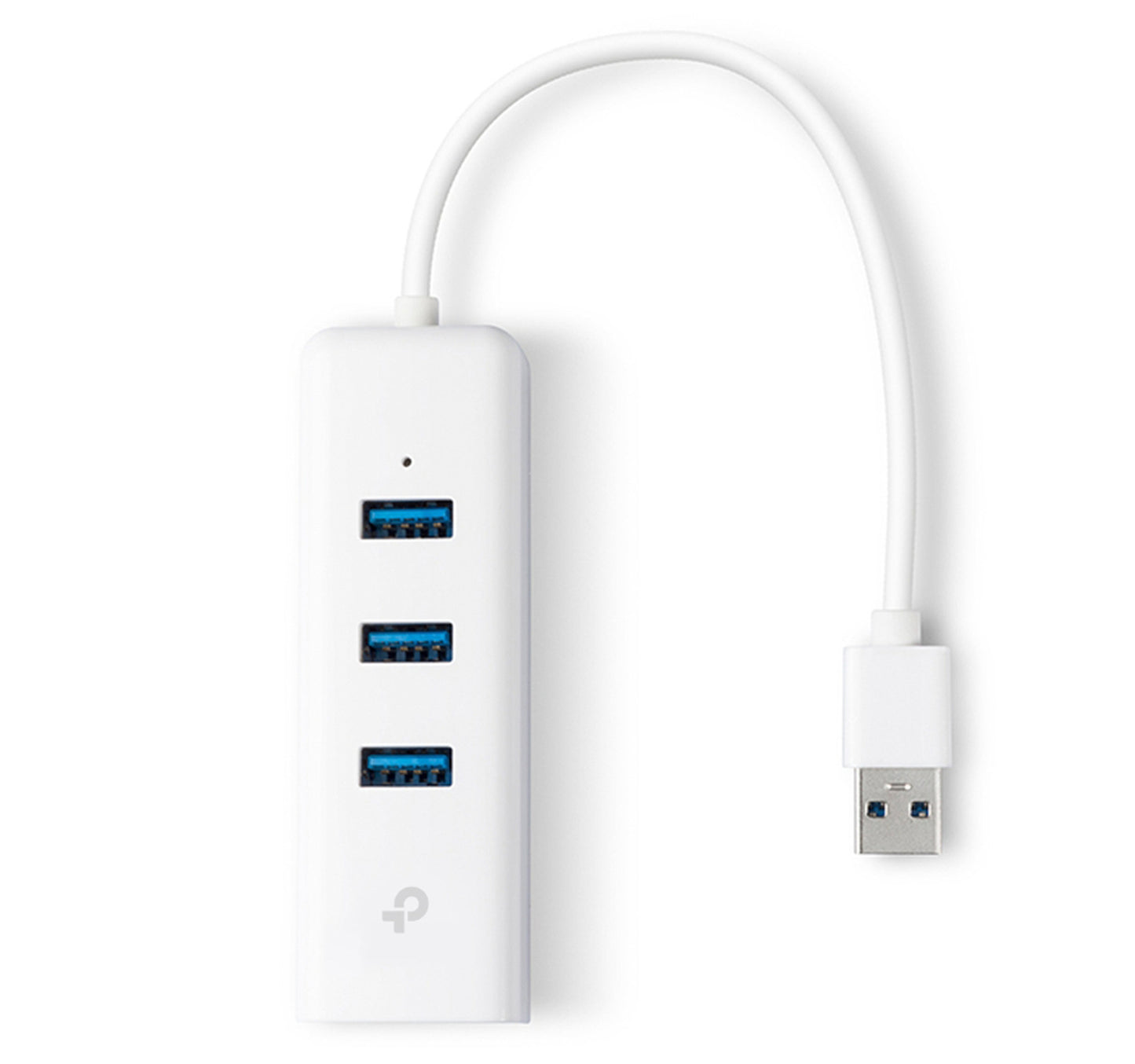 TP-Link Port Hub and USB Ethernet Adaptor, White, UE330