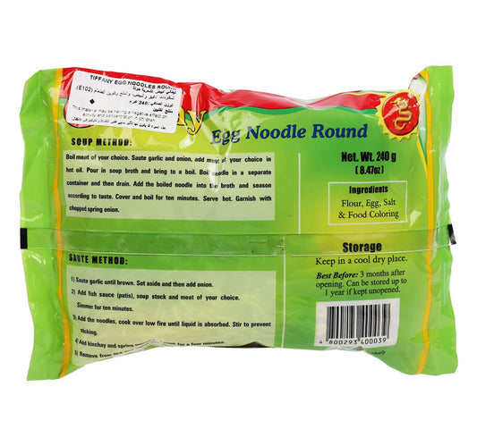 Tiffany Egg Noodle Round 240 g