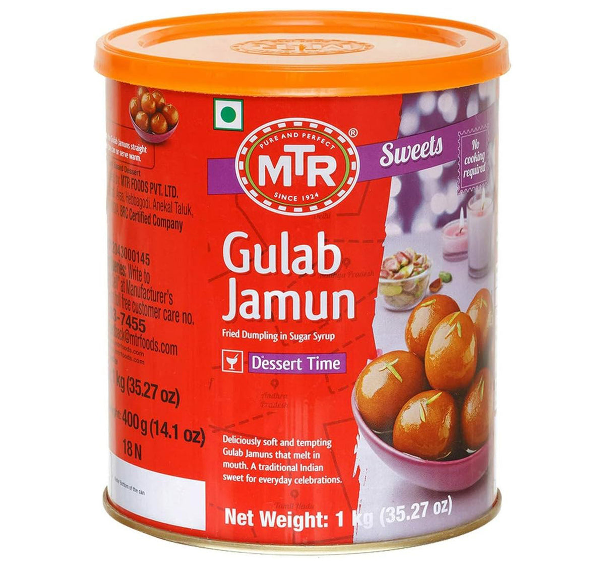 MTR Gulab Jamun Sweets 1 kg