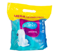 Feather Ultra Long Sanitary Pads With Wings 60pcs
