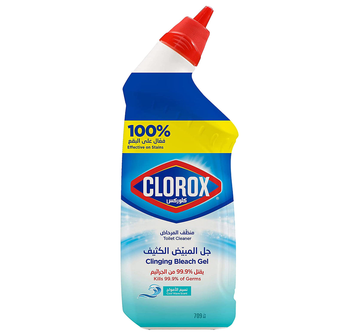 Clorox Toilet Cleaner Clinging Bleach Gel 709 ml