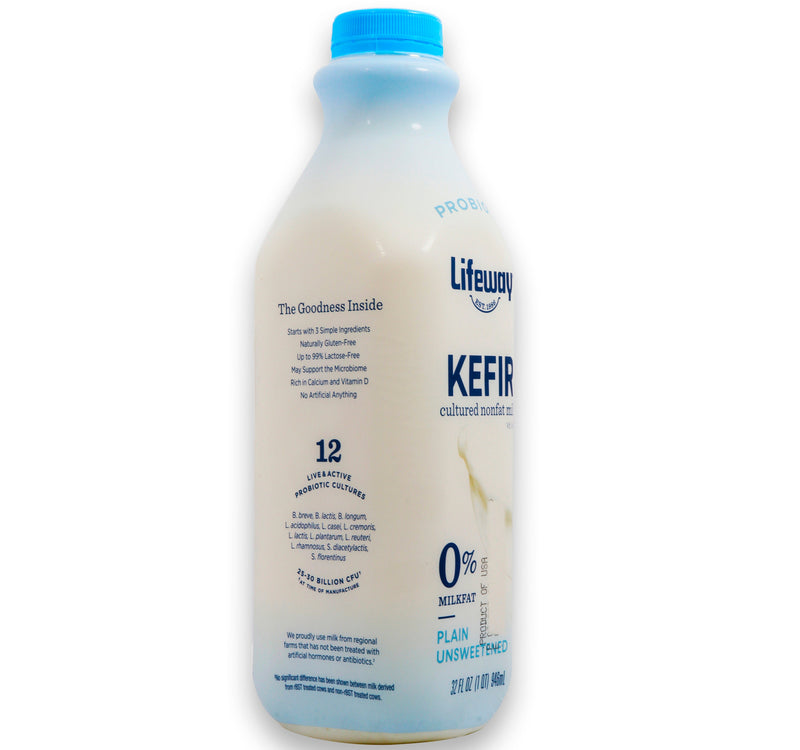 Lifeway Kefir Milk Plain Non Fat 946 ml Sultan Center