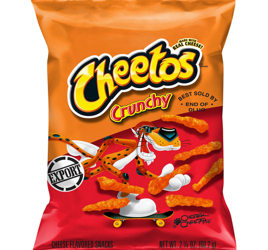 Cheetos Crunchy Cheese Flavored Snacks 60.2 g Lulu Hypermarket