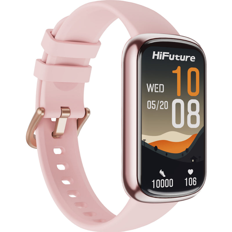 HiFuture EVO2 Smartband, 1.47 inches Display, Rose Gold