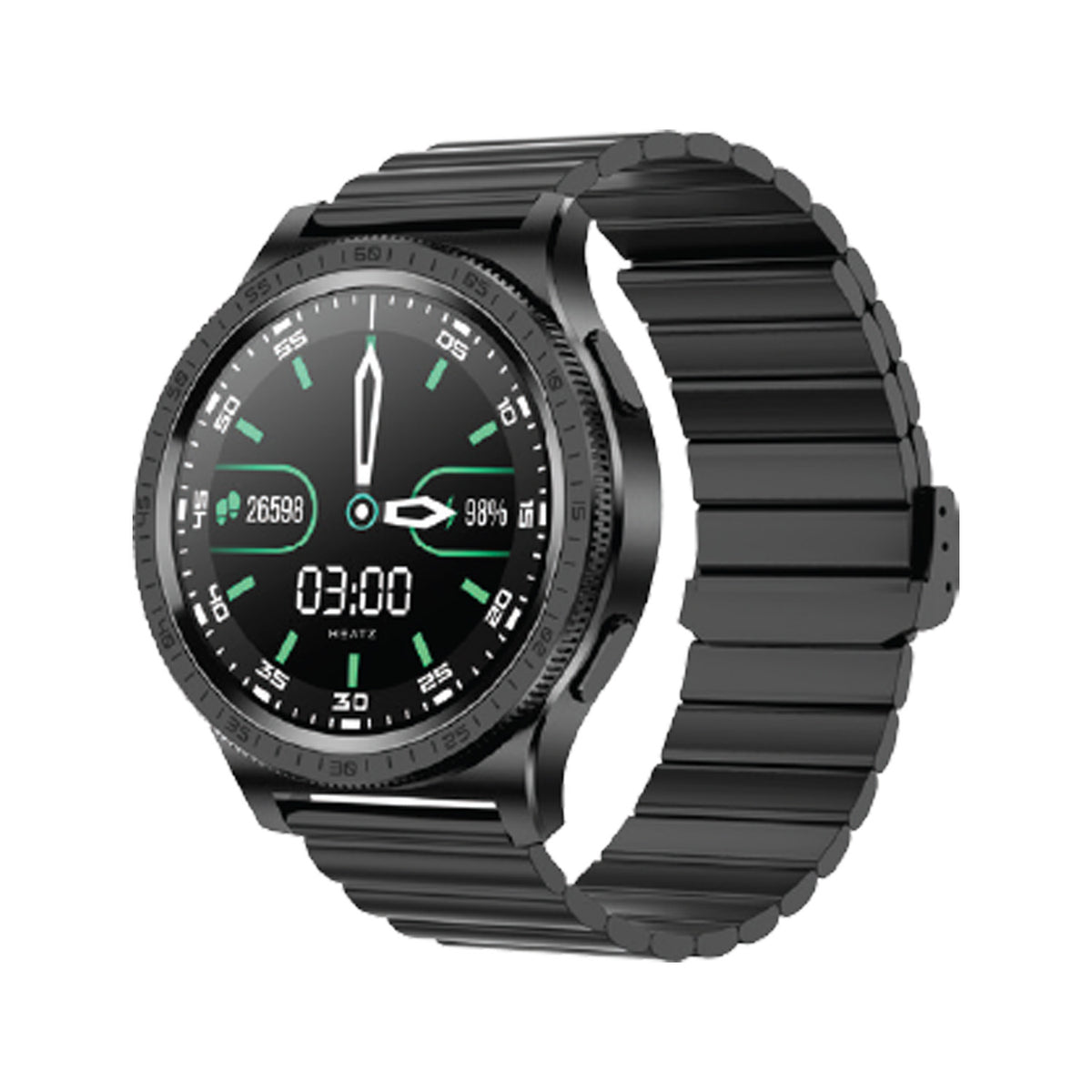 Heatz 1.43 inches AMOLED Display Smartwatch, Assorted, HW21