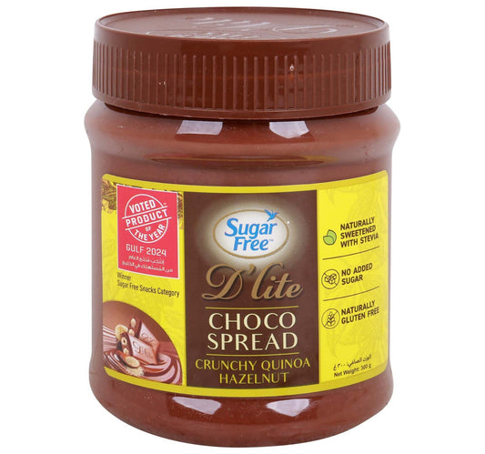 Sugar Free D'Lite Crunchy Quinoa Choco Spread 300 g